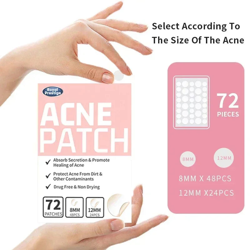 72-360Pcs Invisible + Waterproof Acne Patch Stickers