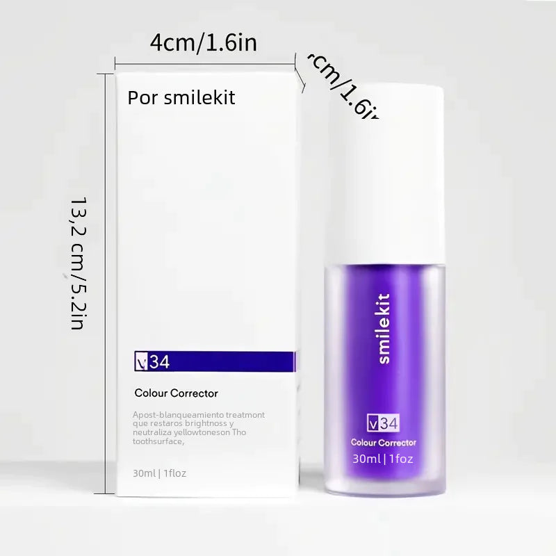 BrightSmile V34 Purple Whitening Toothpaste