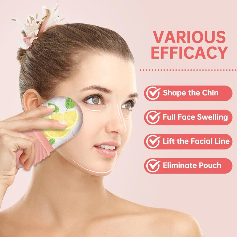 Ice Face Roller, Silicone Ice Mold, That Fixes Eye Puffiness, Shrinks Pores, And Reduces Acne