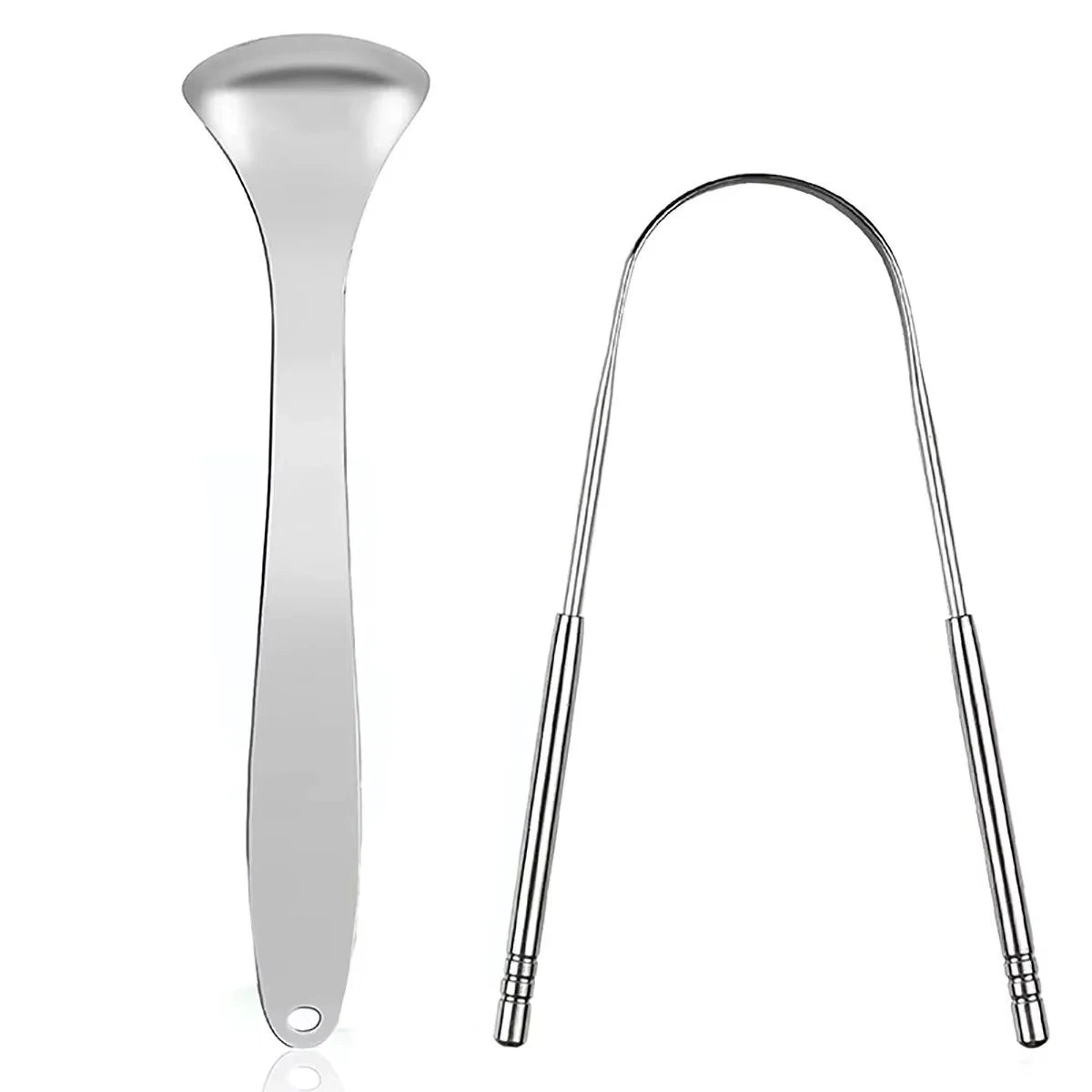 Premium 1pcs/3pcs Metal Stainless Steel Tongue Scraper Cleaner for Adults & Kids