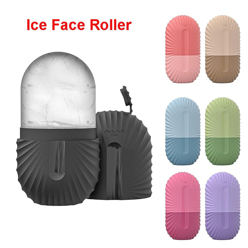 Ice Face Roller, Silicone Ice Mold, That Fixes Eye Puffiness, Shrinks Pores, And Reduces Acne